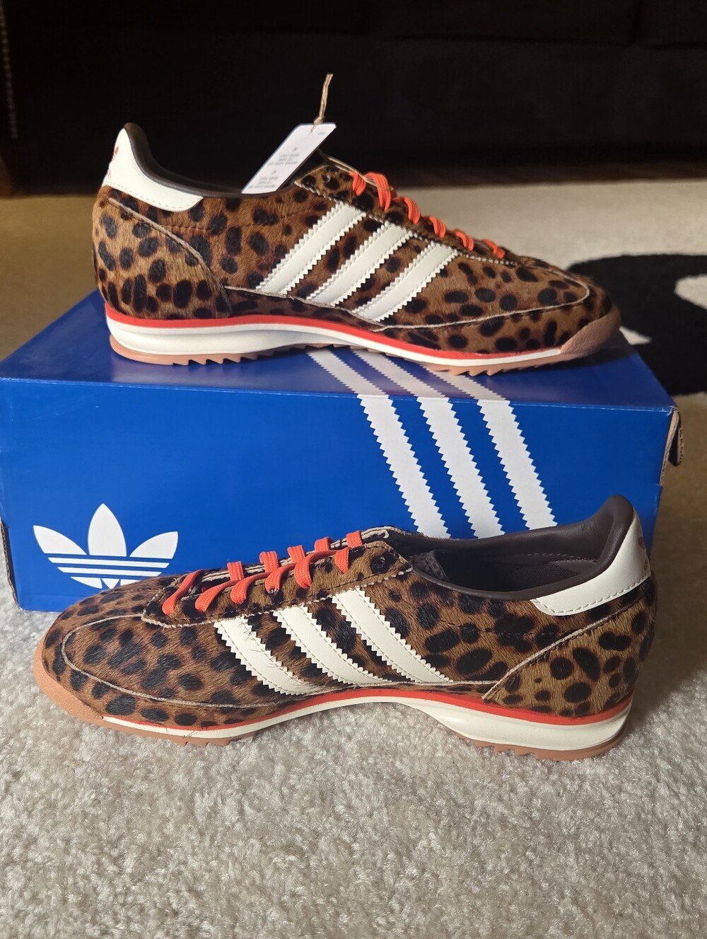 ADIDAS ORIGINALS SL 72 OG 'CHEETAH PACK' SNEAKER - Picture 2 of 8